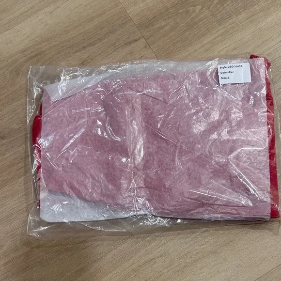 NWT - Milkstain Apparel The Jorry Leggings (S) Red - Picture 6 of 8